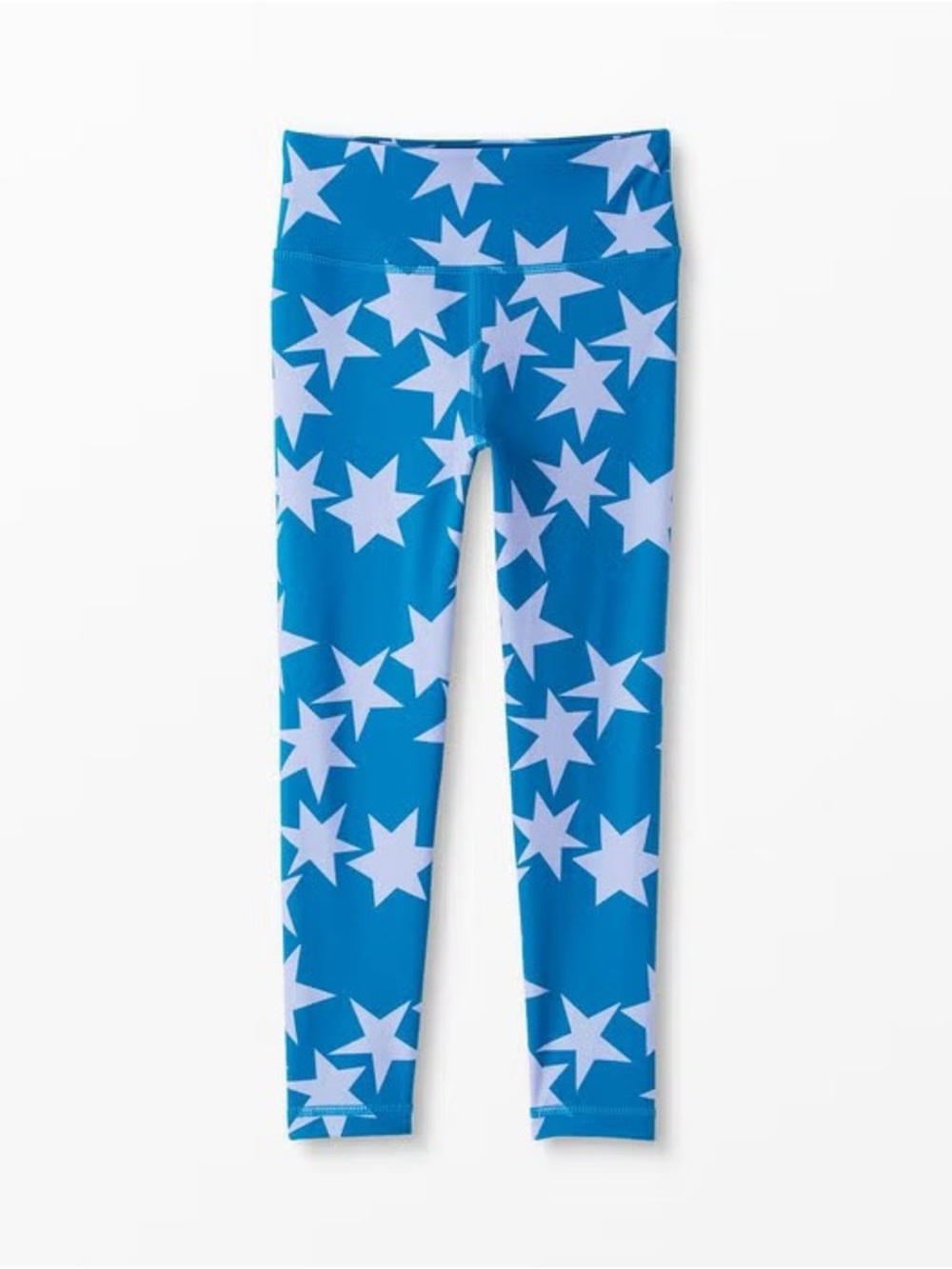Hanna Andersson Athletic Leggings Blue Lavender Stars Size 12